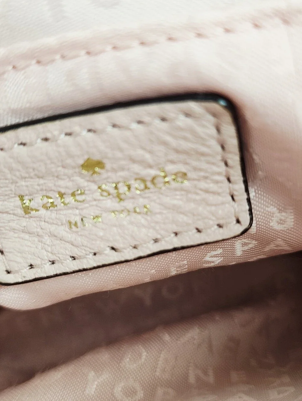 Kate Spade Naomi Quilted Leather Crossbody Bag in Blush Pink